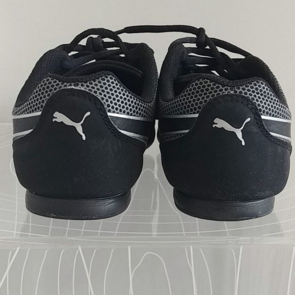 PUMA Black and Silver Athletic Shoes sz 7.5 - Picture 6 of 10